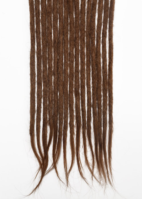 Light Brown #8 human hair dreadlocks extensions